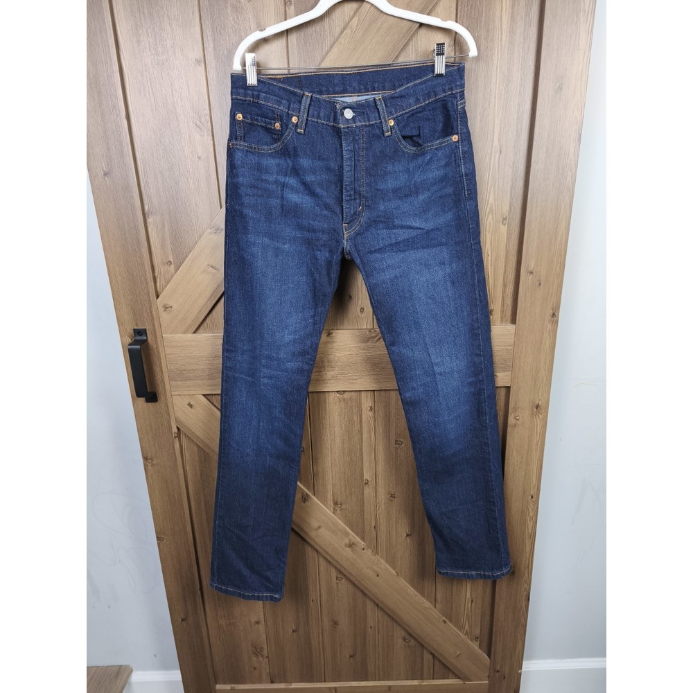 Levi's 505 Regular Fit Jeans Straight‎ Leg Dark Wash Jeans 33x32
